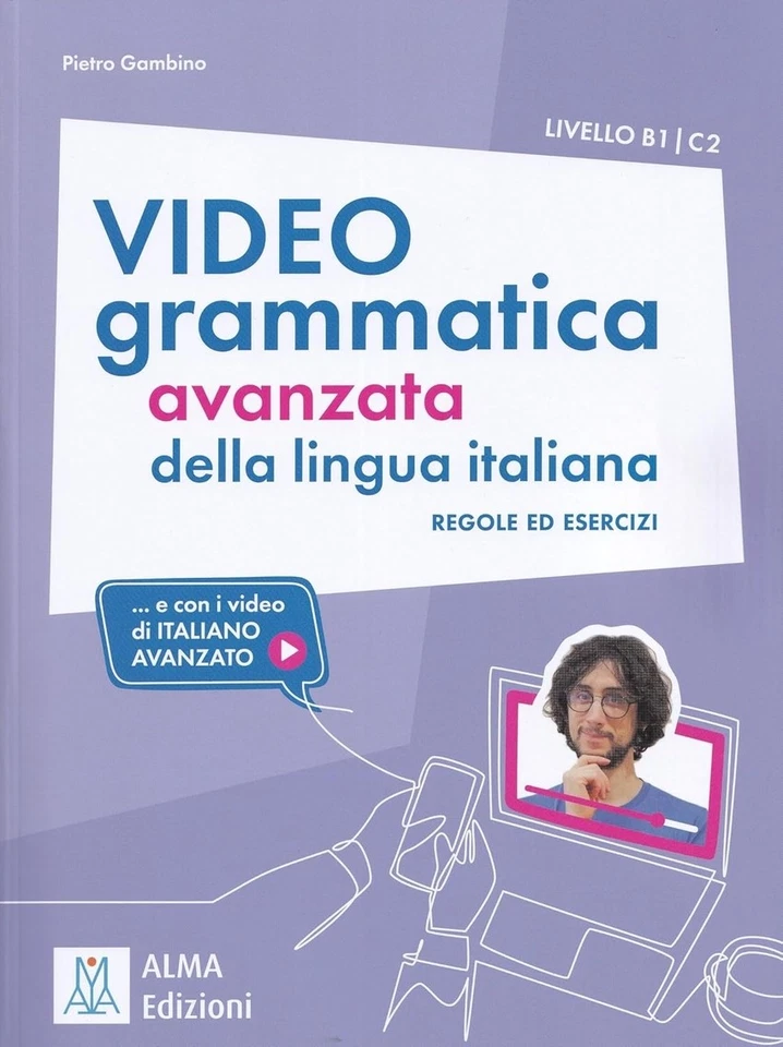 VIDEOGRAMMATICA DELLA LINGUA ITALIANA B1/C2 + DVD ONLINE. NUEVO. Envío URGENTE - Imagen 1 de 1