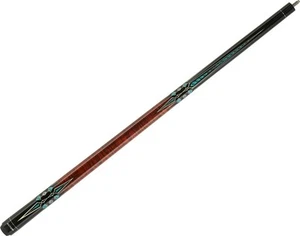 Taco de billar Action Impact IMP58 negro con puntos turquesa y crema - Imagen 1 de 2