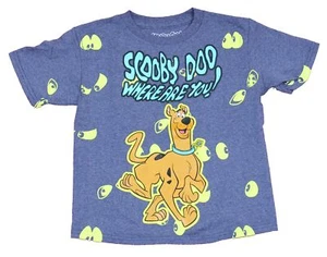 Scooby Doo Kids T-Shirt - Where Are You? Eyeballs Print - Picture 1 of 1