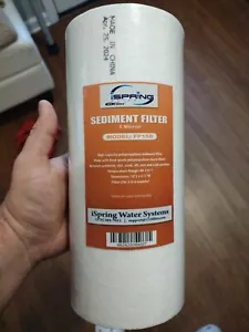 Ispring FP15B Sediment Filter Replacement Cartridge 4.5" X 10", White - Picture 1 of 4