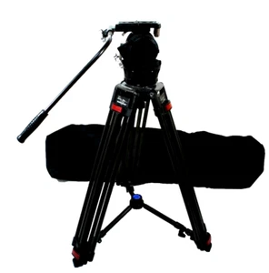 O'Connor 50D FL HEAD PANBAR WEDGE PLATE CF CARBON TRIPOD MIDSP BAG SERVICED 50Lb - Picture 1 of 12