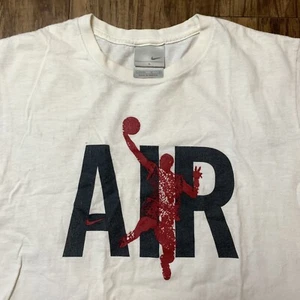 Vintage Nike Air Jordan T Shirt Youth Kids Size Large Y2K Basketball Rise Above - Picture 1 of 8