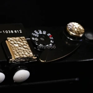 Camera HotShoe Cover Cap Shutter Button Hammer Pattern For Canon Fuji Sony Leica - Picture 1 of 29