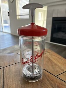 Vintage 1950s Speed E Whipper Kitchen Manual Frother Gadget Great Condition MCM
