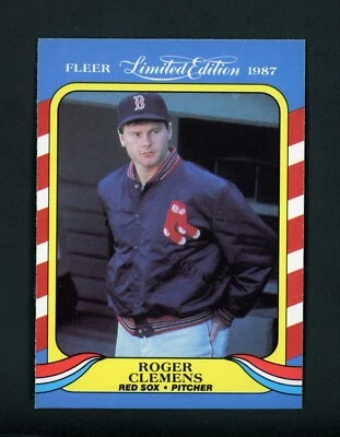 Roger Clemens 1987 Fleer Limited Edition - Boston Red Sox #9 MINT - Image 1 of 2