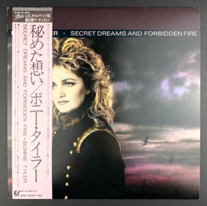 Bonnie Tyler Secret Dreams & Forbidden Fire JAPAN OBI vinyl record LP NM M- - Picture 1 of 4