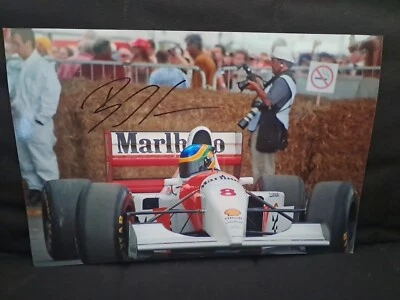 Bruno Senna Hand Signed 12x8 Marlboro Mclaren Photo - Image 1 of 2