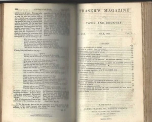 Fraser's Magazine antique 1832 Bound Vol5 Daniel Maclise Art Antiquaries Society - Picture 1 of 12