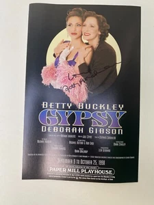 *Signed* Betty Buckley Paper Mill Playhouse Theatre Postcard - Gypsy - 1998 - Picture 1 of 3