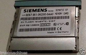 Siemens Simatic S7 6ES7 951-0KD00-0AA0 6ES7951-0KD00-0AA0 5v. Flash 16KBYTE/8bit - Picture 1 of 6