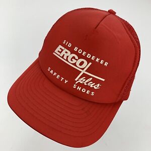 Sid Boedeker Ergo Plus Safety Shoes Trucker Ball Cap Hat Snapback