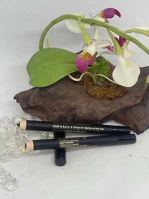 2x Lancome Drama Liqui-Lápiz Delineador de Ojos - Negro Intenso - 0,028 OZ Tamaño de Viaje - Nuevo* Foto 1 de 4