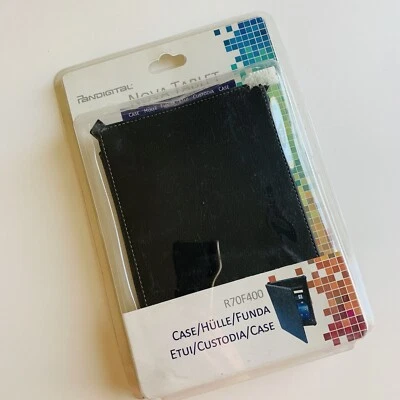 Pandigital Leatherette Portfolio Case For Nova Tablet E-Reader Black R70F400 - Image 1 of 2
