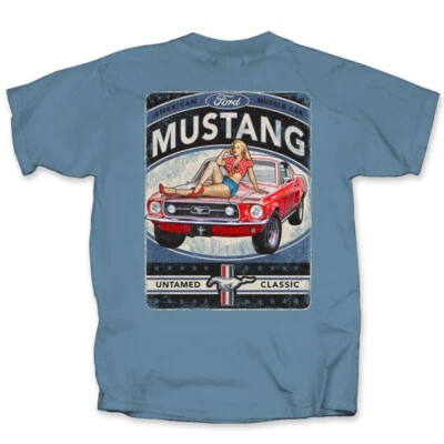 Camiseta Untamed Classics 1967 Fastback Mustang - ¡Envío a todo el mundo y GRATIS a EE. UU.!! Foto 1 de 3