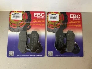 Triumph Sprint 900 1996 PAIR of EBC Front Brake Pads FA214 / FA215 - Picture 1 of 7
