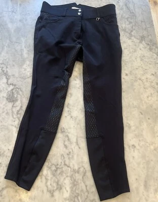 Horze Breeches DanielaWomens Full Seat High-Rise Pants Size 32 Navy Horse Riding - Image 1 of 3