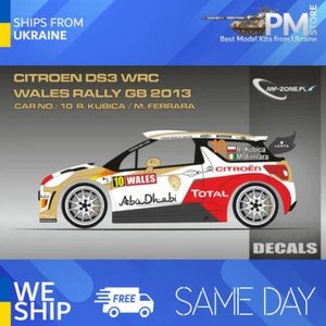 MF-Zone DC2418 1/24 Citroën DS3 WRC AbuDhabi Wales Rally GB 2013 10 Heller 80758 - Picture 1 of 2