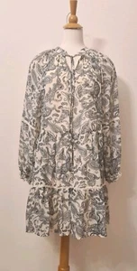 SPICY SUGAR Women's Paisley Printed Summer Dress, Smock Boho Size 8 10 S GUC - Picture 1 of 13