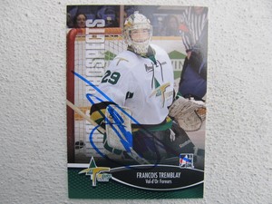 St. Louis Blues Francois Tremblay Signed Autographed 2012-13 CHL Val-D'Or Mint