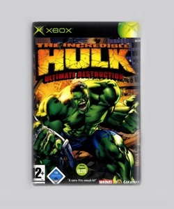 INCREDIBLE HULK ULTIMATE DESTRUCTION / XBOX - 2"x3" FRIDGE MAGNET (retro game - Picture 1 of 3
