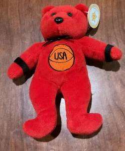 Celebrity Bear Micheal Jordan Red Bear - Picture 1 of 5