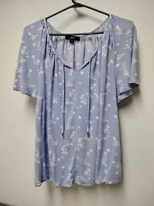 Ellos Women's Plus Size Floral Top Size 22 #WS4 - Picture 1 of 8