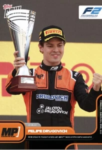 2022 TOPPS AHORA FÓRMULA UNO F2 TARJETA FELIPE DRUGOVICH #23 GANÓ AMBAS CARRERAS F2 - Imagen 1 de 1