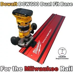 Dewalt Dual Fit Trimmen & Tauchen Router Basis für den Einsatz auf Milwaukee Red Rail-INKL. P&P - Bild 1 von 14