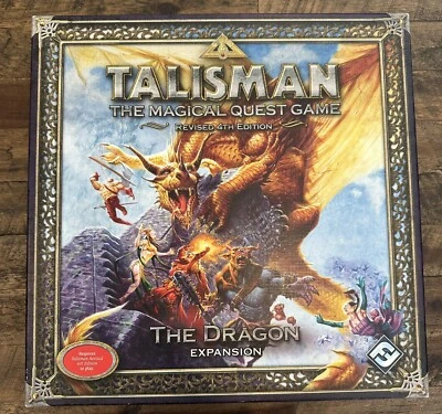talisman revised 4th edition Board Game Dragon Expansion Unpunched - Image 1 of 4