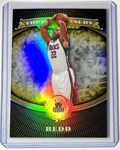 Michael Redd 2008-09 Topps Treasury GOLD REFRACTOR /50 | RARE | BUCKS STUD 🔥🔥