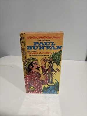 1992 Golden Book VHS Paul Bunyan Sealed HTF - Image 1 of 4