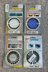 TIFFEN Circular Polarizing Filter, Haze 1 Filter, 80A Filter, & ND .6 Filter - Picture 1 of 10