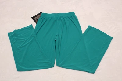 Брюки IMAN Global Chic нефритово-зеленые размер M средние Palazzo - Изображение 1 из 4