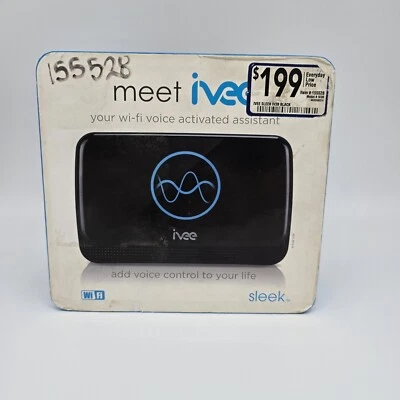 IVEE Sleek Your Wi-Fi Voice Activated Assistant Black - Image 1 of 4