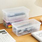 1Pcs With Buckled Plastic Pencil Box School Stationery Supplies Storage Box