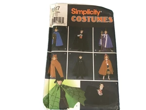 Simplicity 5927 Childs Costumes Pattern Cape Robe Headpieces Size 3-8 - Picture 1 of 2