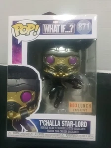 Funko Pop What If T'Challa Star Lord # 871 Caja Almuerzo Exclusivo - Imagen 1 de 6