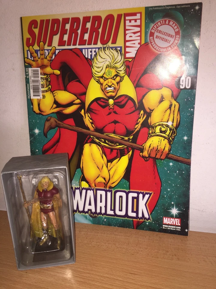 Eaglemoss Classic Marvel Figurine Collection N. 90 WARLOCK MIB + Book 2010 - Image 1 of 3