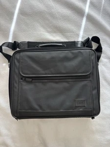 Sacoche pour ordinateur portable IBM 15-16" noir nylon rembourré bandoulière étui vintage - Photo 1/15
