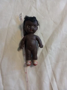 Vintage Afroamerikanische schwarze Babypuppe - Bild 1 von 3