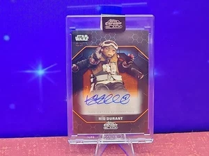 2024 Topps Star Wars Chrome Black Light Side Autograph Katy Kartwheel #02/25 - Picture 1 of 9