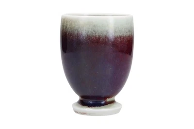 Rorstrand SWEDISH ART POTTERY VASE Atelje Sylvia Leuchovius Purple - image 1 of 4