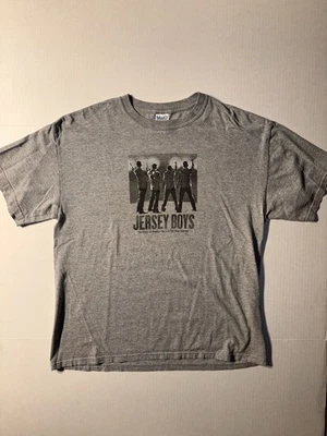 Vtg Jersey Boys Broadway Musical Movie Promo Y2K Gray T-shirt Men’s Large - Image 1 of 4