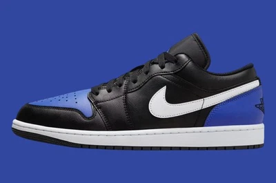 Nike Air Jordan 1 Low Game Royal Negro Blanco Tenis 553558-042 Para hombres Tallas Foto 1 de 4