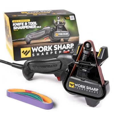 Work Sharp Knife and Tool Sharpener with extra replacement belts - Image 1 of 4