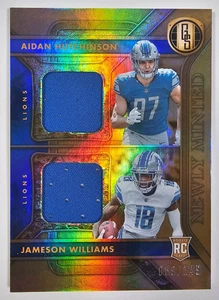 2022 Panini Gold Standard Aidan Hutchinson Jameson Williams Dual Rookie /149 - Picture 1 of 8