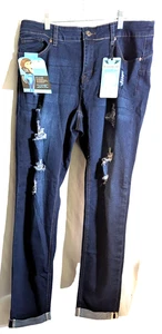 Wax Jean Collection butt lifting jeans distressed 14 women's NWT - Picture 1 of 4
