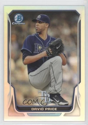2014 Bowman Chrome Refractor /500 David Price #50 - Image 1 of 2
