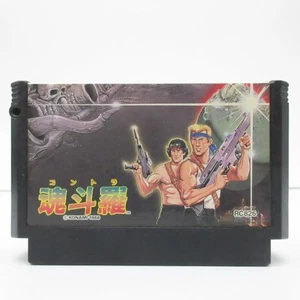 Contra Famicom FC Used Game Cartridge Konami Rare NTSC-J From Japan - Picture 1 of 3