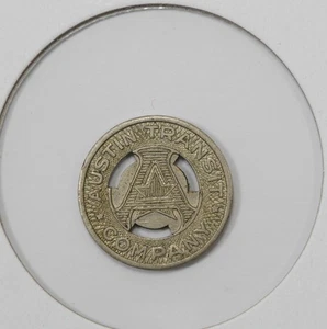 Austin Transit Company-Austin, Texas Transit Token TX 50 G (#1) - Picture 1 of 2